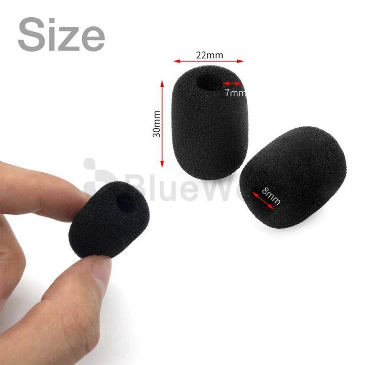 BlueWow%20Black%20Mic%20Protector%20Replacement%20Headset%20Foam%20Covers%20Windscreen%20Windshield%20Sponge%20Covers%20Microphone%20Cover%20for%20Meeting%20Mic%20%5BZX01%5D%20-%20Image%205