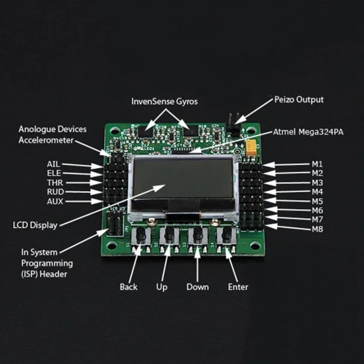 KK2%202.1.5%20flight%20control%20VTOL%20V%20tail%20new%20firmware%20self-balancing%20aerobatics%20OEM/ODM%20with%206050MPU%20InvenSense%20Inc%20-%20Image%204