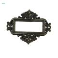 3x4x Home Cabinet Drawer Frame Label Tag File Name Card Holder Antique Bronze. 