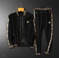 Stylish Premium Cotton Tracksuit Casual Long Sleeve And Trouser Set For Men. 