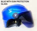 Open Face Bike Helmet for Men and Women with Sun Protection Glass-Black/Red/Blue/Pink/Green/Grey.