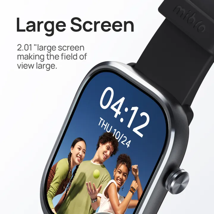 Mibro%20Watch%20C4%202Inch%20HD%20Display%20Bluetooth%20Call%2024H%20Blood%20Oxygen%20Heart%20Rate%20Monitoring%20100%20Workout%20Modes%20Smartwatch%20for%20Men%20Women%20-%20Image%202