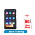 RUIZU H9 MP3 Player With Bluetooth Touch Screen Lossless Music Player Support Speaker FM Radio Recorder Video Game Ebook TF Card.