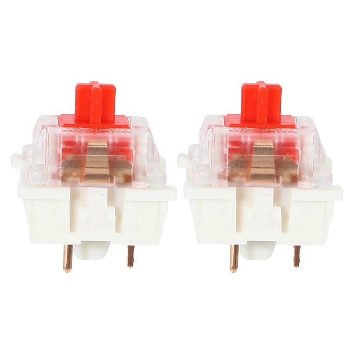 TWEXQNY 20Pcs Plastic For Cherry Red 3 Pin MX RGB Mechanical Switch Keyboard Replacement