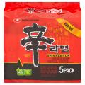 Nongshim Shin Ramyun Noodle Soup Gourmet Spicy (5x120g). 