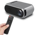 YG320 Battery Version Mini LCD Projector HD 1080P Silver Grey with Remote Control 100-240V (UK). 