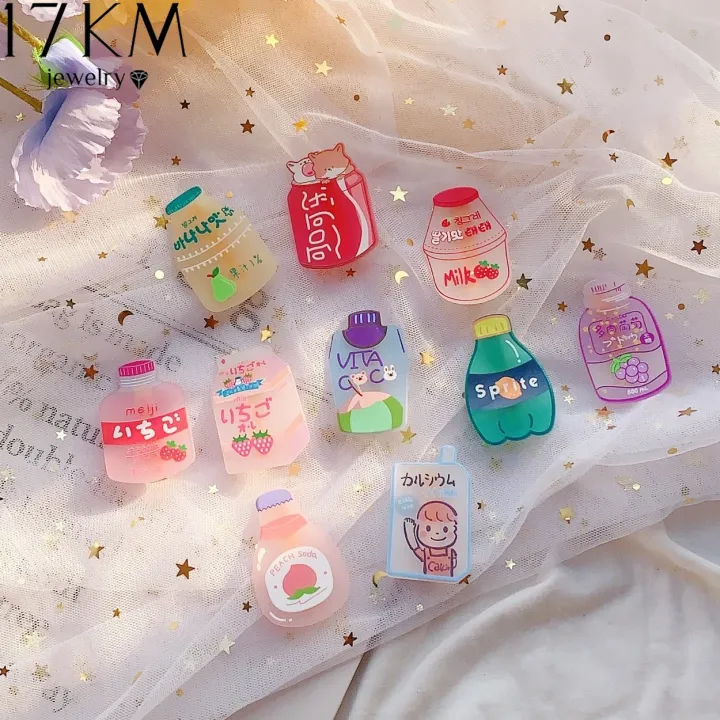 17KM%20Korean%20Version%20of%20Ten%20New%20Children's%20Cartoon%20Cola%20Drink%20Bottle%20Hairpin%20Sweet%20Broken%20Hair%20Clip%20with%20Milk%20Tea%20Juice%20Bangs%20Clip%20Hair%20Accessories%20-%20Image%203