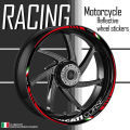 Reflective Motorcycle Accessories Wheel Sticker Inside of Hub Decals Rim Stripe Tape For Ducati 821 696 Monster1100 V4 797 748. 