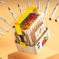 Guangbo Double Headed High quality Marker Pens - Professional Marker Pen Set for Coloring Fine Arts Guangbo 80 color set.