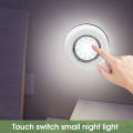 1/2/4PCS Mini Touch Night Light Battery Powered Closets Bedroom Bedside Hand Press Night Lamps. 