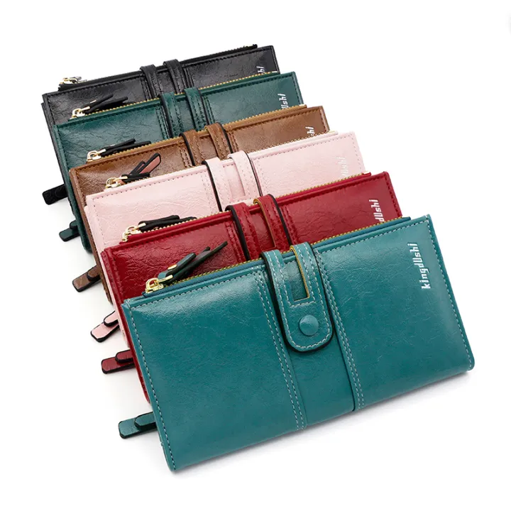 Women's%20Wallet%20Fashion%20Long%20Leather%20Wallet%20Large-capacity%20Buckle%20Zipper%20Clutch%20Bag%20Fashion%20Multi-card%20Wallet%20Zipper%20Women's%20Wall%20-%20Image%204