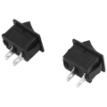 2 Pcs AC 6A/250V 10A/125V 2 Pin 2 Position ON/OFF Rocker Switch KCD1. 