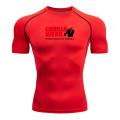 Men Compression Running T Shirt Fitness  Long Sleeve Sport tshirt Training Jogging Shirts Gym Gorilla Quick Dry rashgard. 