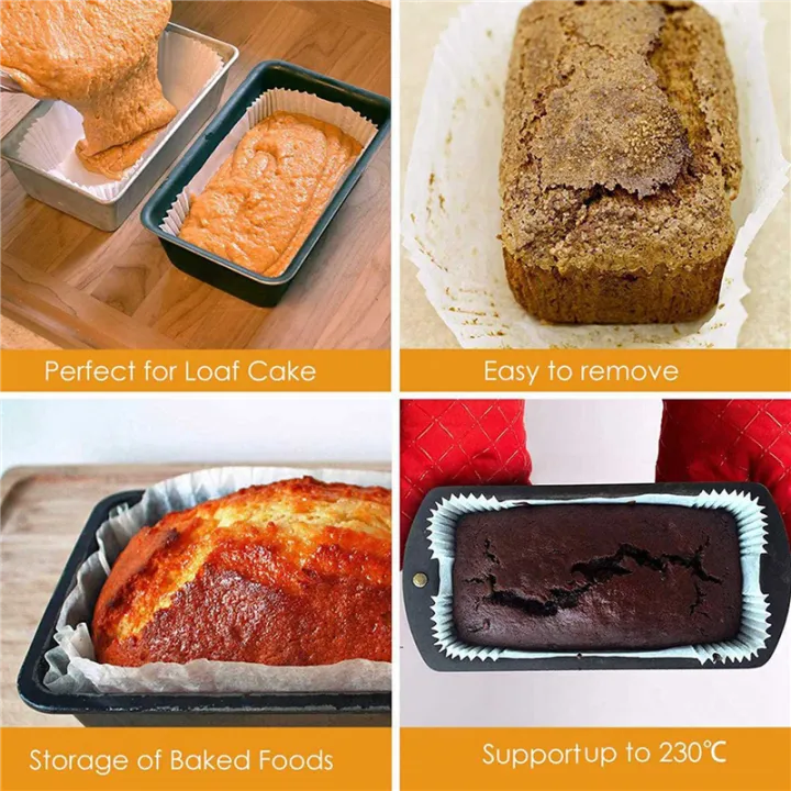 160%20Pack%20Greaseproof%20Loaf%20Tin%20Liners%20Straight%20Edge%20Baking%20Parchment%20Paper%20Non%20Stick%20Cake%20Pans%20Cake%20Tin%20Liner%20-%20Image%207