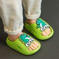 Summer Children's Slippers Cute Crocodile Style Breathable Non-slip Soft Solid Color Slippers Home Bathroom Slippers Shoes Kids.