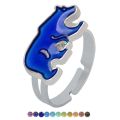 Bear Paw Dinosaur Polar Bear Mood Ring Change Colour Emotion Feeling Changeable Temperature Adjustable Ring Jewelry for Gift.
