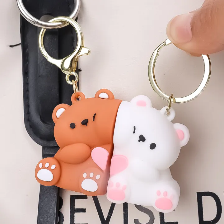 1/2Pcs%20Korean%20Cute%20Cartoon%20Bear%20Magnetic%20Keychain%20Creative%20Cute%20Kawaii%20Pendant%20Girl%20Best%20Friend%20Couple%20Gift%20-%20Image%205