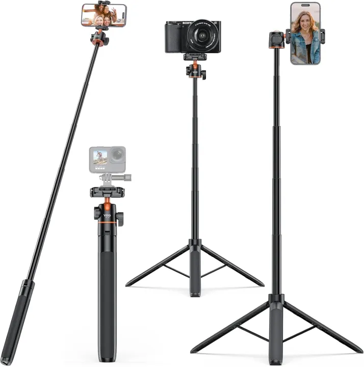 VRIG%20TP-16%20Extendable%20Phone%20Tripod,%2057.1%20Inch%20Camera%20Tripod,%202%20in%201%20iPhone%20Tripod,%20360%20Degree%20Rotation,%20Compact%20Lightweight,%20Three%20Legs%20Camera/Camera%20Tripod%20-%20Image%203