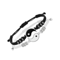 Best Friend Bracelets For 2 Matching Yin Yang Adjustable Cord Bracelet For Bff Friendship Relationship Boyfriend Girlfr.