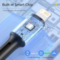 USB Cable For iPhone 14 13 12 11 Pro Max Xs X XR 8 7 6 6s Plus SE 2 Apple iPad 3A Fast Charging Data Cord Charger Long Wire 3m. 