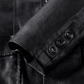 Spring New Black PU Suit Jacket Men's Fashion Slim Leather Jacket Business Casual Blazers Coat Red Blue Khaki.