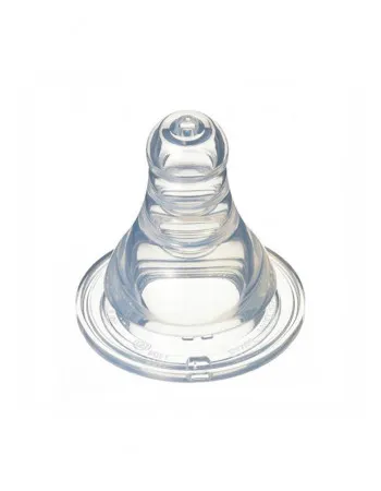 2Pcs%20%20Food%20Grade%20Silicone%20BPA%20Free%20Standard%20Neck%20Baby%20Nipples%20(6m+)%20-%20Image%202