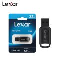 Original Lexar V400 USB Flash Drive 32GB 64GB 128GB Reading Speed Up To 100MB/s USB 3.0 JUMPDRIVE Pendrive Disk Memory Stick.