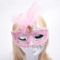Woman Masquerade Mask Cosplay Luxury Peacock Feathers Half Face Mask Party Halloween Dress Up Costume Lady Mask. 
