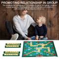 【Hey my home】Scrabble Board Game Family Kids Educational Toy Puzzle Game Board Spelling Word Teaching Game Toy. 