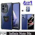 Infinix Note 50S Phone Case for Infinix Note 50 Pro Plus 50S 50X 5G 4G 4in1 Anti Spy Privacy Soft Hydrogel Film+Mobile phone holder.