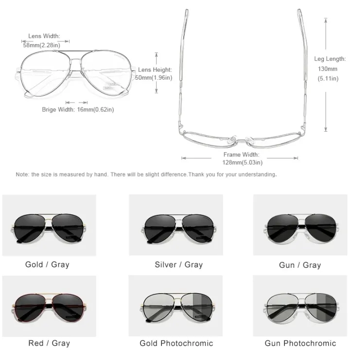 KINGSEVEN%20NEW%20Fashion%20Men's%20Aluminum%20Sunglasses%20Polarized%20Fishing%20Driving%20Sun%20glasses%20Brand%20Men%20UV400%20Photochromism%20Lens%20Male%20-%20Image%202