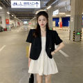 26 French Graceful Suit Jacket Women's Summer 2022 New Design Sense Niche Casual Short Suit Top Fashion.