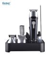 Kemei KM -1015 10 in 1 Electric rechargable Waterproff  Nose Ear Body Hair Beard Trimmer. 