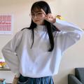 Large Size Striped Top Turtleneck Bottoming Shirt Spring and Autumn Thin Sweatshirt Inner Wear Loose2022Fashionable long sleeveTT-shirt Women's.