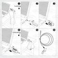 Portable Durable Unique For Notebook Password Lock Suitable For Dell Tablet and Phone For Dell Laptop Laptop Computer Lock Password Computer Lock Computer Anti-theft Chain Lock Protective Lock.