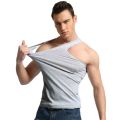 Summer New White Men Cotton TaTop Fitness Sleeveless Srt T Shirt Elegant Man Bottoming Tees Streetwear White Tanks. 