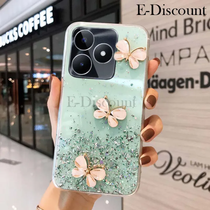 New%20Phone%20Case%20For%20Realme%20Note%2050%204G%20Cover%20Sparkling%20Star%20Moon%20Soft%20Silicone%20Transparent%20Butterfly%20Pattern%20Anti%20Drop%20For%20Realme%20Note50%204G%20Case%20-%20Image%202
