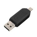 USB Type C SD High-speed Card Reader, USB 2.0 Card Reader Adapter for TF, SD, with OTG Function ABCD. 