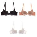 Women's Deep V Low Cut Bra / Ladies Invisible Push Up Plunge Bras / Comfortable Soft No Wire Bra / Beauty Back Backless Underwear Bra.