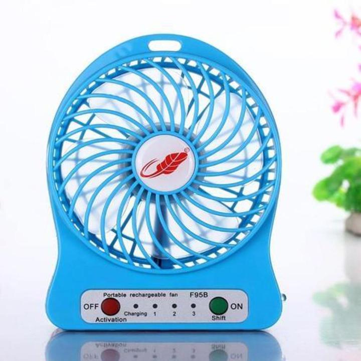 Rechargeable Small Powerful Li-ion Battery Fan Mini USB Fan | Daraz.com.bd