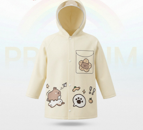 Children's%20Raincoat%20Girls%20Boys%20Kindergarten%20Preschool%20Elementary%20School%20Preschool%20Backpack%20Location%20Waterproof%20Raincoat%20for%20Kids%20-%20Image%203