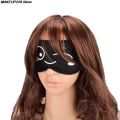 1pc Sleeping Eye Mask Black Eye Shade Sleep Mask Black Mask Bandage on Eyes for Sleeping Emotion Sleep Mask. 