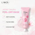 Sakura Peeling Face Mask Deep Cleansing Anti Aging Anti Wrinkle Whitening Blackhead Removed Tear Off Mask Facial Skin Care 50g Lateil.