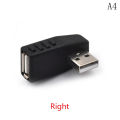 USB 2.0 Male to Female Angled Adaptor L Shaped Extension Connector BDM.
