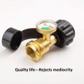 2 Pcs RV Propane Tank Gauge Level Indicator Gas Pressure Meter with Type 1 Connection,Upgraded Propane Leak Detector.