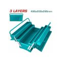 TOTAL Tools Box 495x200x290mm 3 layers And 0.8mm thickness, Heavy duty THT10701 same as picture. 