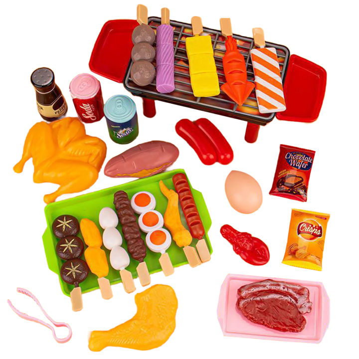 GC%20Kids%20Pretend%20Play%20Kitchen%20Toys%2027pcs/100pcs%20Pretend%20Play%20Food%20Sets%20For%20Kids%20Simulation%20Food%20Barbecue%20Cooking%20Toys%20For%20Boys%20Girls%20Gifts%20-%20Image%209