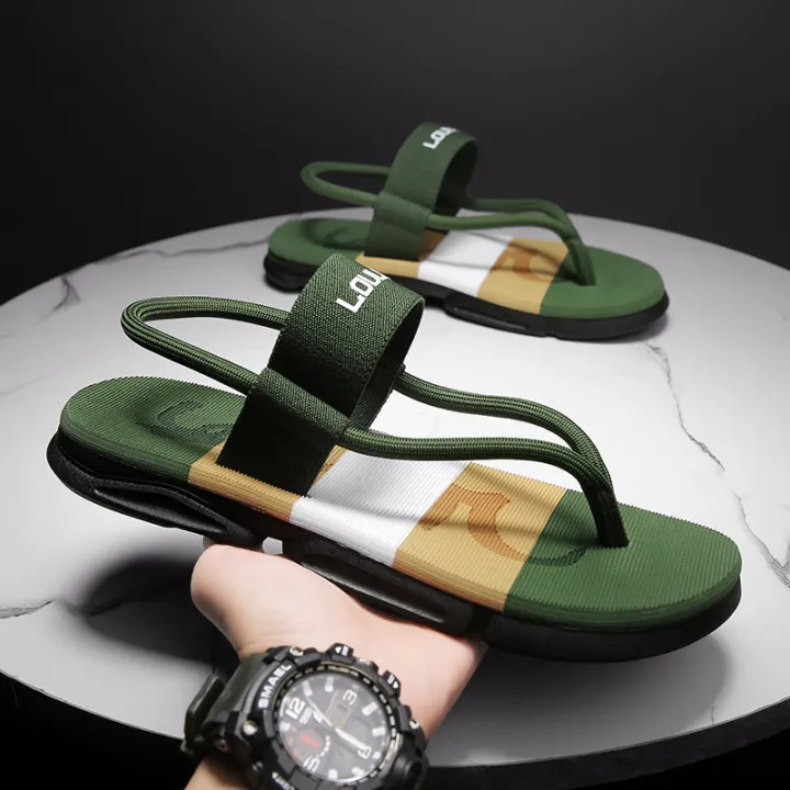 Lu%20Lu'an%20summer%20new%20men's%20sandals%20for%20two%20users%20for%20outdoor%20casual%20beach%20shoes%20men's%20foreign%20trade%20slippers%20men's%20thick%20soles%20anti-slip%20-%20Image%203