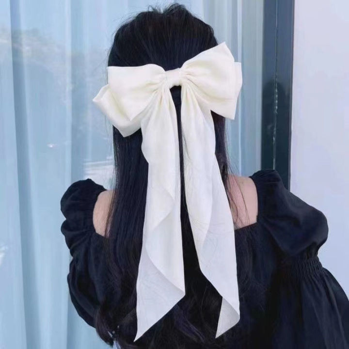 Bow%20Ribbon%20Hairpin%20Headwear%20Simple%20Elegant%20Satin%20Spring%20Clip%20Fixed%20Hair%20Clip%20Ret%20-%20Image%205