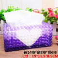 diyHandmade Bead String Tissue Box Material Package Woven Living Room Home Scattered Beads Acrylic European Noble Paper Extraction Box. 
